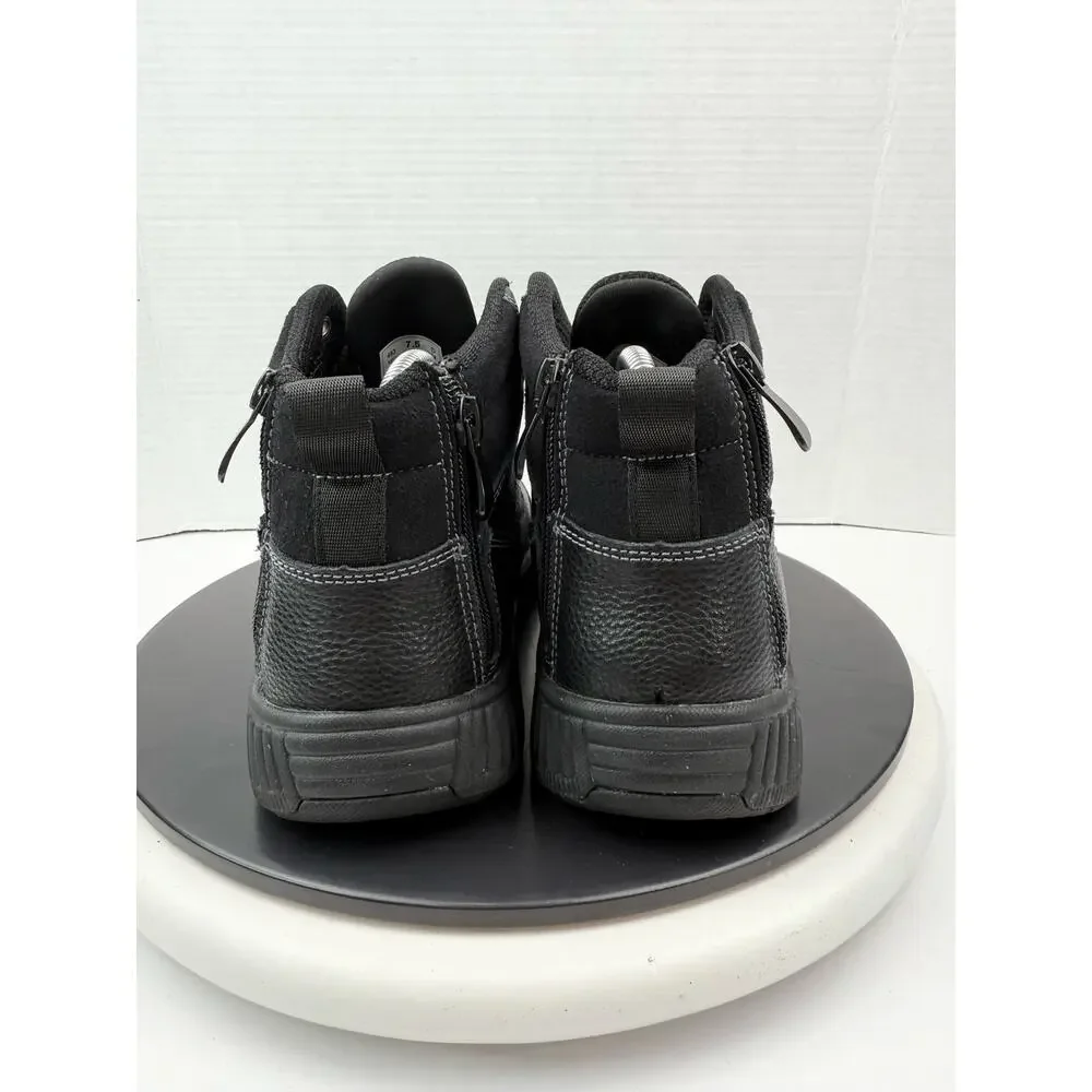 Orthofeet‎ Ranger 483 Slip Resistant Mens Size 7.5 D Heel Zipper Comfort Boots